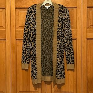 Nine West, Women’s, Cheetah Print Cardigan, Small